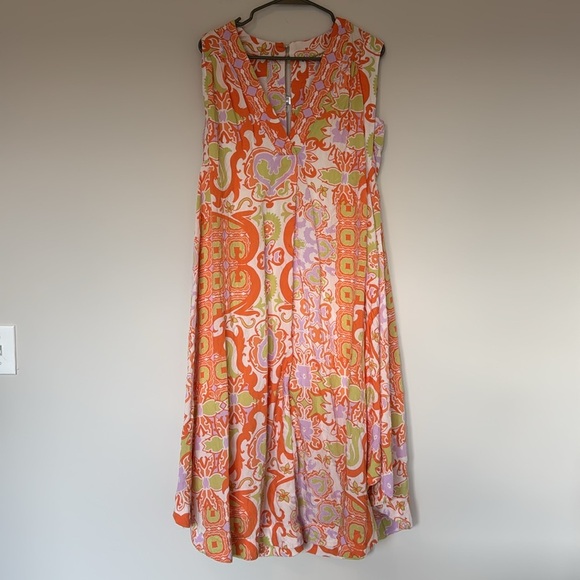Anthropologie Maeve Printed V-Neck Tunic Dress - XXS Petite - Picture 4 of 6